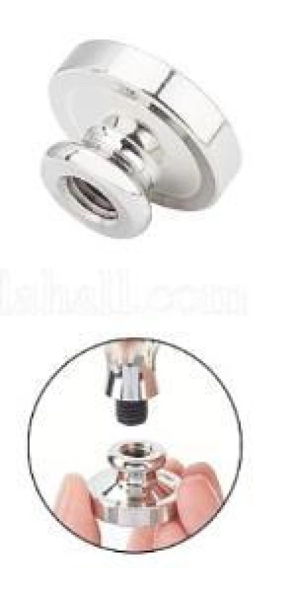 Boş Mum Mühür Gümüş Damga Kafası Yuvarlak 30mm Bronz - Resim 6