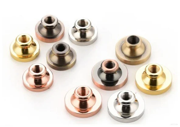 Boş Mum Mühür Gümüş Damga Kafası Yuvarlak 30mm Bronz - Resim 10