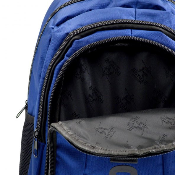 Sentor 4 Bölmeli Okul Sırt Çantası Lacivert (60156) - Resim 4