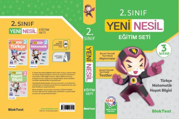 Bloktest 2. Sınıf Yeni Nesil Eğitim Seti 2023