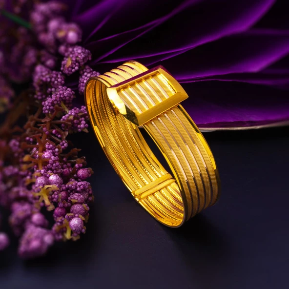 5 Sıra Klasik Rize Hasır Kelepçe Bilezik - Resim 5