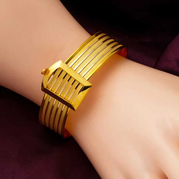 5 Sıra Klasik Rize Hasır Kelepçe Bilezik - Resim 2