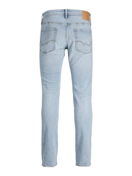 JACK JONES Glenn Model Dar Kesim Açık Renk Kot Pantolon 12223504 - Resim 3