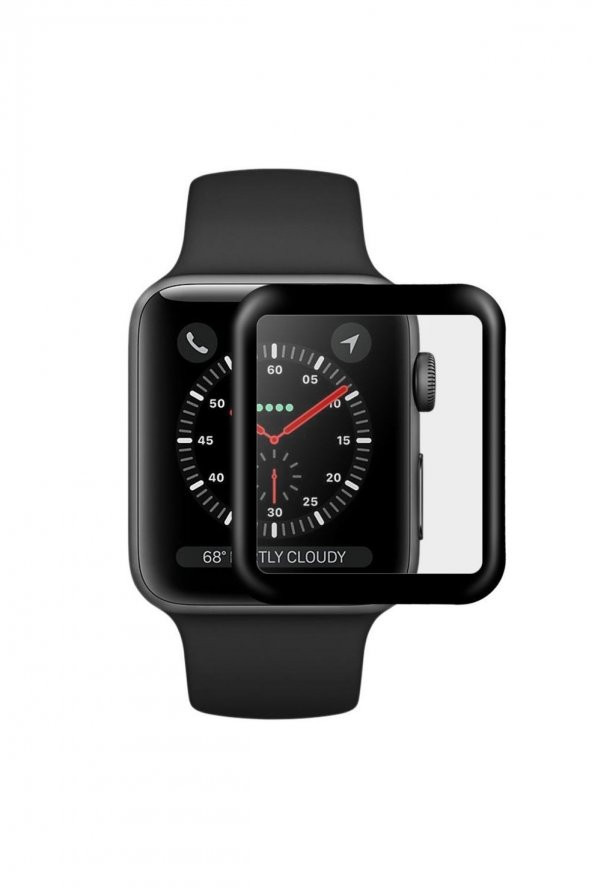 Apple Watch 42 mm Uyumlu Ekran Koruyucu Nano Esnek Polymer Kırılmaz Koruma