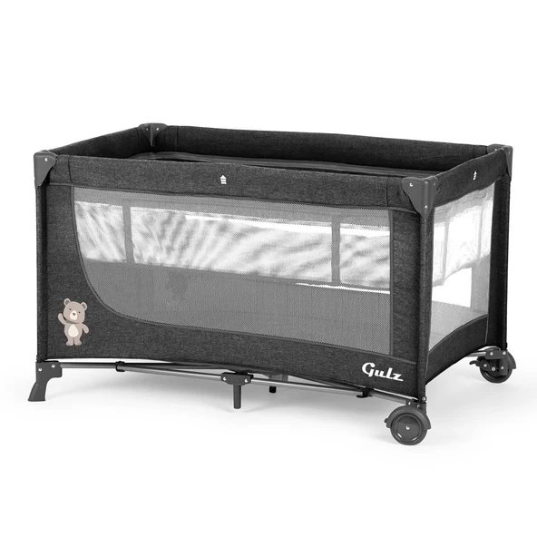 Gulz Lindo Park Yatak Oyun Parkı Bebek Beşik 70x120 Cm - 3
