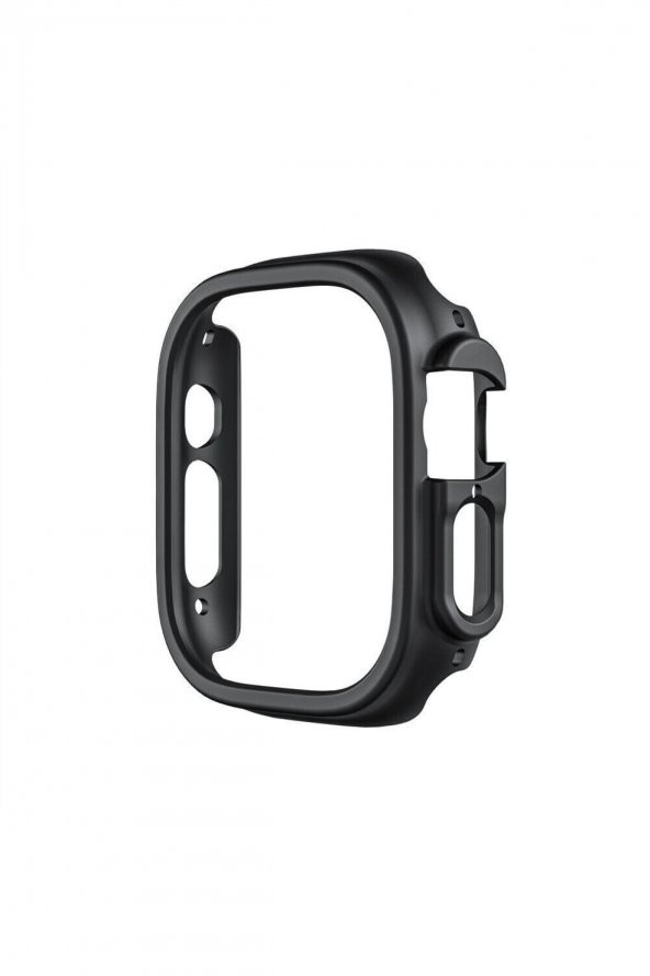 Apple Watch Ultra 49mm Uyumlu Çerçeveli Kasa Korumalı Kılıf Darbe Korumalı Sert - 1