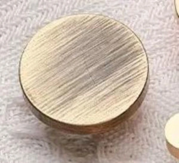 Boş Mum Mühür Bronz Damga Kafası Yuvarlak 30mm Bronz - Resim 3