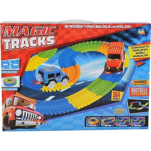 Hareketli Raylar 384 Parça Magic Tracks Yol Oyun Seti