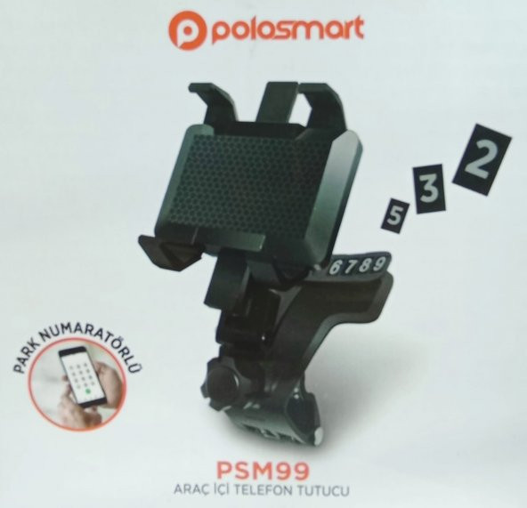 Polosmart Park Numaratörlü Araç İçi Telefon Tutacağı PSM99