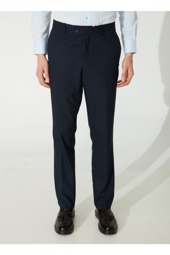 Normal Bel Normal Paça Regular Fit Lacivert Erkek Pantolon Pn1014300204 - 3