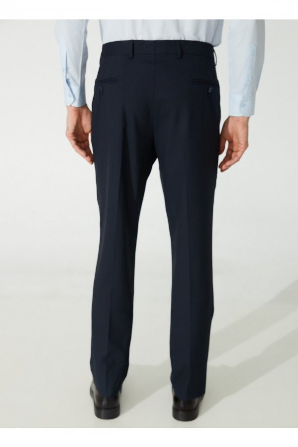 Normal Bel Normal Paça Regular Fit Lacivert Erkek Pantolon Pn1014300204 - 5