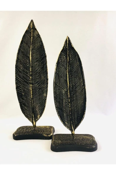 Siyah Kaideli Defne Yaprak 2li Biblo