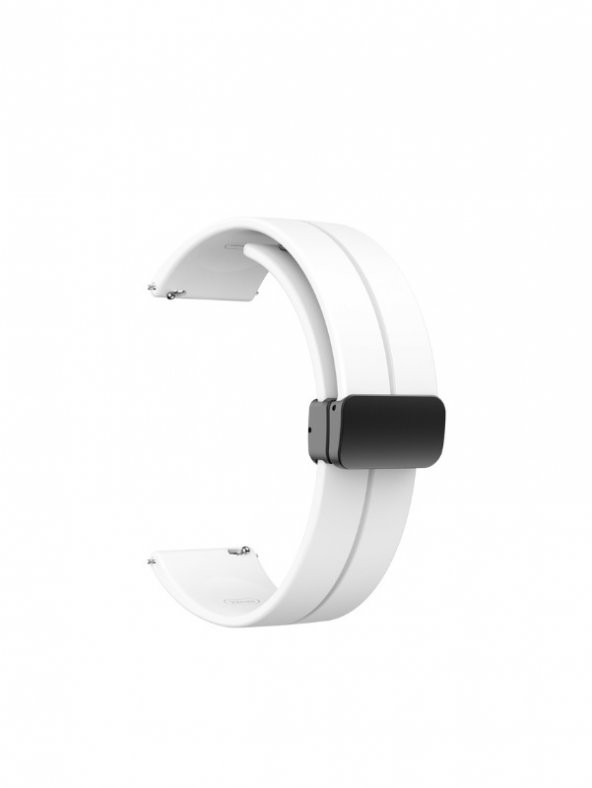 Huawei Samsung (22mm) Akıllı Saat Uyumlu Manyetik Mıknatıslı Kordon Kayış - 1