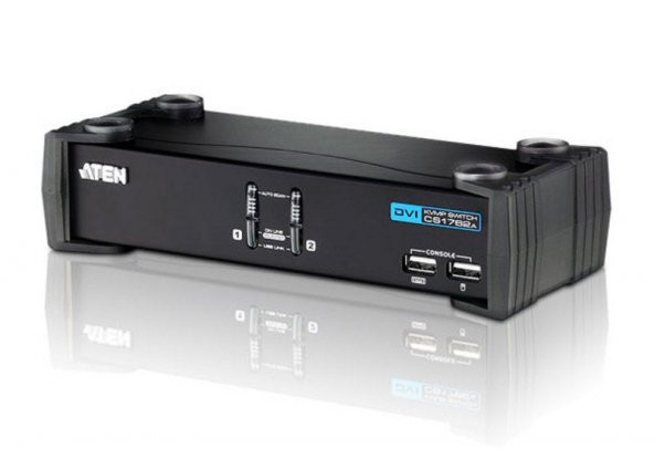 -CS1762A 2 portlu USB 2.0 DVI KVMP™ Switch + 2 portlu USB (2.0) Hub, Masaüstü T