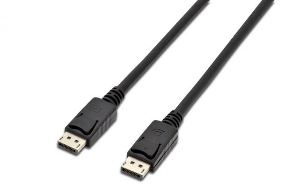 DisplayPort bağlantı kablosu, DP M/M, 10.0m, w/interlock, Full HD 1080p, AK-340100-100-S
