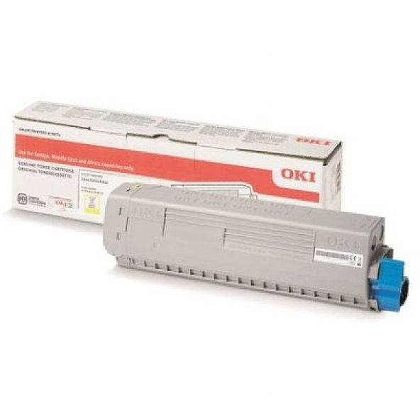 OKI 46861305 TONER-Y-C834/C844-10K SARI TONER 10.000 SAYFA