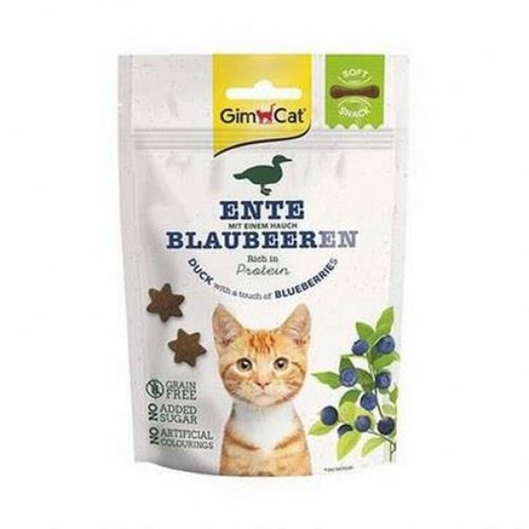 Gimcat Soft Snacks Duck & Blueberry Tahılsız Kedi Ödülü 60 Gr