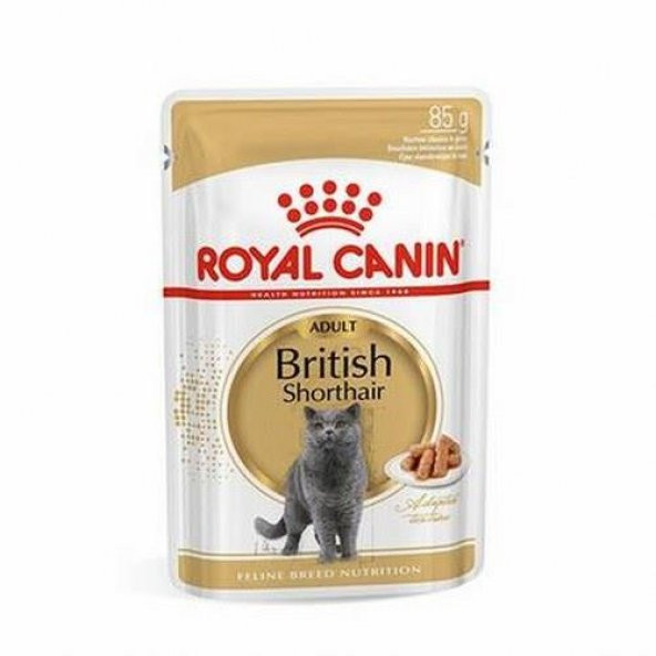 Royal Canin British Shorthair Pouch Kedi Konservesi 85 Gr