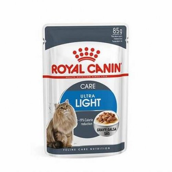 Royal Canin Ultra Light Düşük Kalori Gravy Kedi Konserve 6X85 Gr