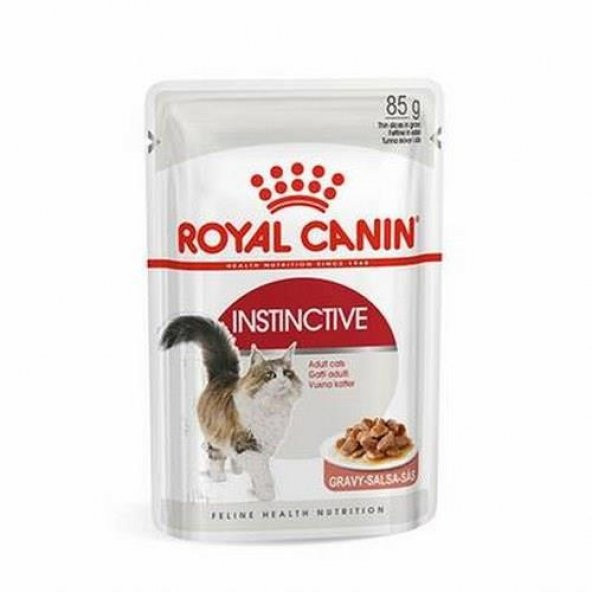Royal Canin İnstinctive Gravy Kedi Pouch Konserve 12x85 Gr
