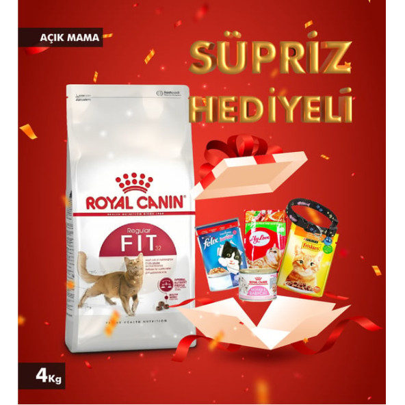 Royal Canin FHN Fit 32 Yetişkin Kedi Maması 4 KG (AÇIK MAMA) HEDİYELİ ÜRÜN - 2