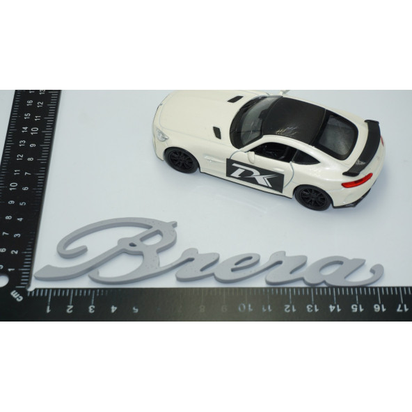 DK Tuning Alfa Romeo Brera Gri ABS 3M 3D Bagaj Yazı Logo Arma - 4
