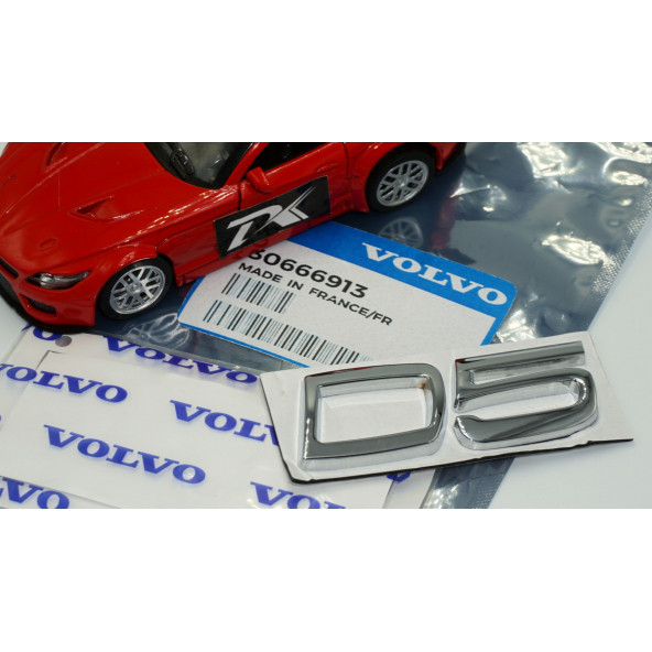 Volvo D5 S40 S60 S90 XC60 XC90 V70 3M Krom Bagaj Yazı Logo - Resim 5