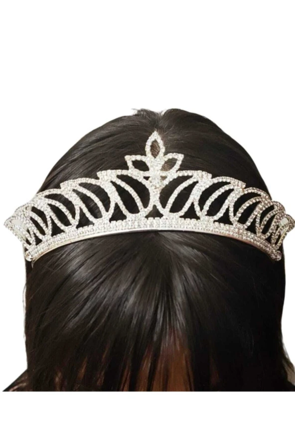 4,5 CM YÜKSEKLİKTE ZARİF GELİN TAÇ