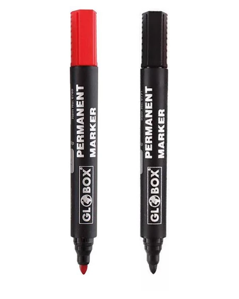 Globox Permanent Markör Koli Kalemi 2li 6769 ve 6771