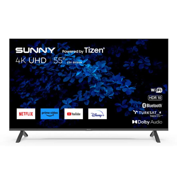 Sunny SN55FMN501 55" 140 Ekran Uydu Alıcılı 4K Ultra HD Smart LED TV (Çerçevesiz)