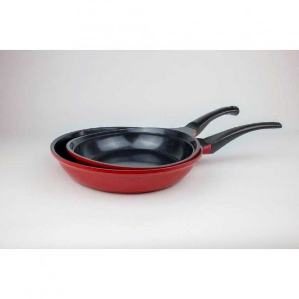 Anthony Alüminyum 28 cm Kırmızı Kızartma Tavası D-ANT28FR