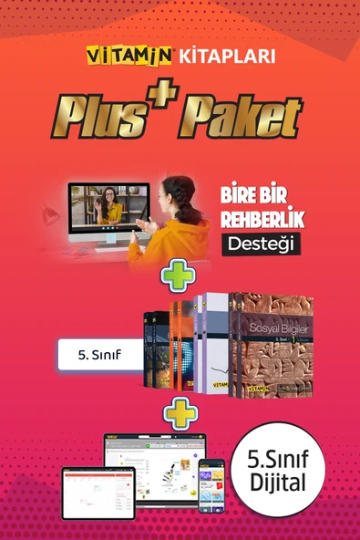 2026 5. Sınıf Tüm Dersler Dijital + 5. Sınıf Ders ve Yardımcı Kitap Seti (8 Kitap)
