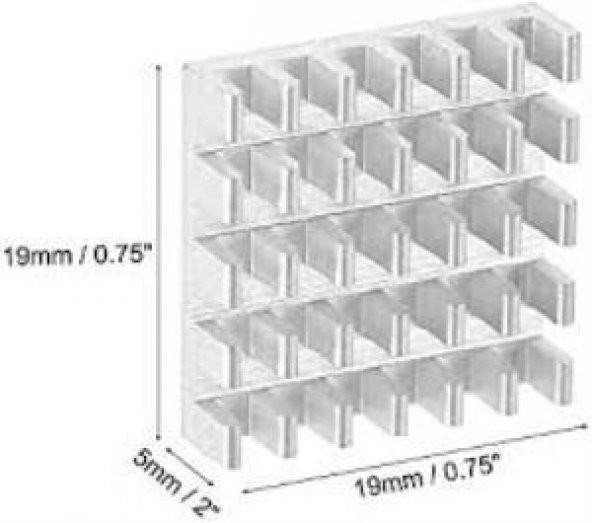 Alüminyum Entegre Soğutucu 20x20x10