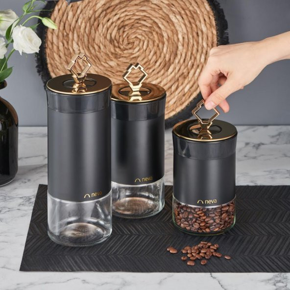 Neva N3308 Bitter Niş-Gold 3lü Kavanoz Seti