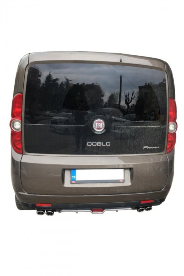 Fiat Doblo Arka Tampon Difüzör Gri ürün görseli 1