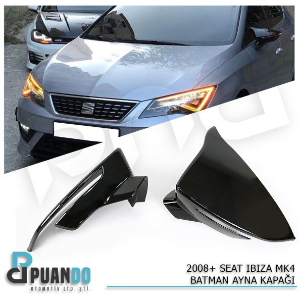 SEAT IBIZA MK4 2008 VE ÜZERİ YARASA AYNA KAPAGI - Resim 2