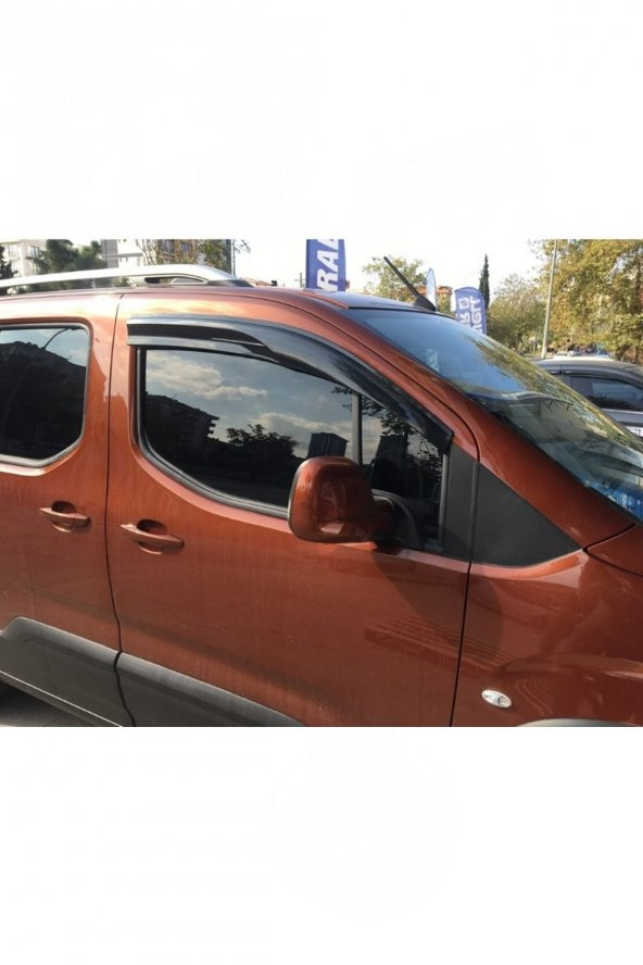 Siyah Fıat Fiorino  Cam Rüzgarlığı 2 Parça ürün görseli 1