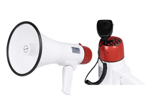 WESTA WM-80UBT 100 WATT USBLİ ŞARJLI MEGAFON