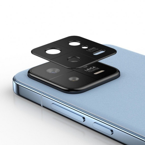 Xiaomi Mi 13 Siyah Lens 3D Kamera Camı Tam Koruma