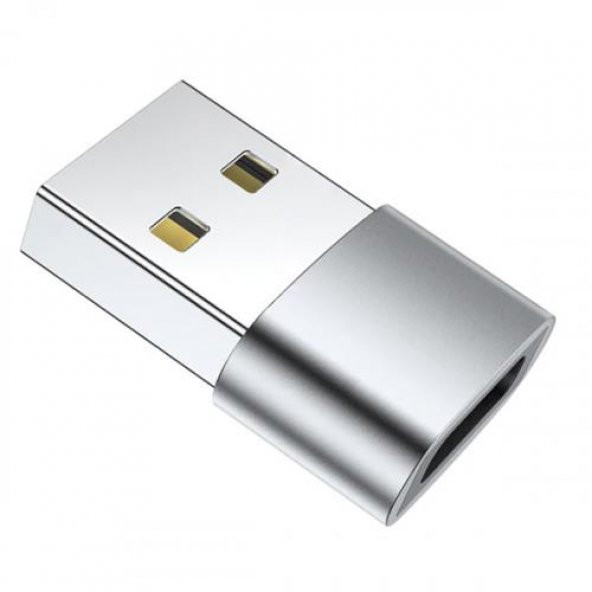 Coofbe Alüminyum Alaşım USB to Type-C Çevirici Dönüştürücü USB Çevirici Dönüştürücü Tak Çalıştır - 4
