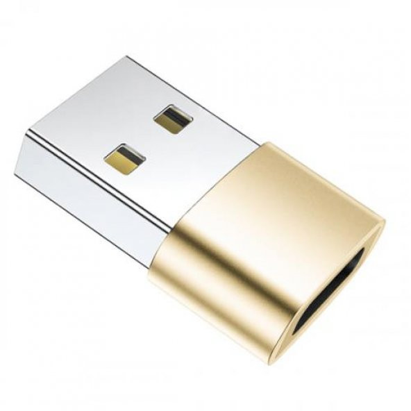 Coofbe Alüminyum Alaşım USB to Type-C Çevirici Dönüştürücü USB Çevirici Dönüştürücü Tak Çalıştır - 7