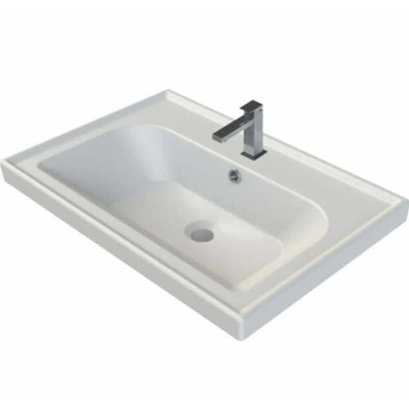 Turkuaz Frame 80x45 cm Etejer Uyumlu Lavabo - 3