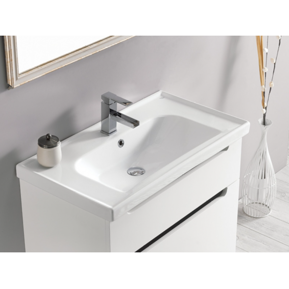 Turkuaz Frame 80x45 cm Etejer Uyumlu Lavabo - 5