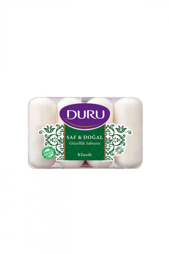 DURU SAF DOĞAL KLASİK BEYAZ SABUN VEGAN 4*70 GR