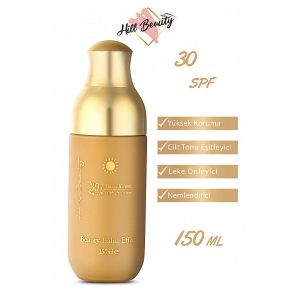 Hill Beauty SPF30 Vücut Güneş Kremi Leke Karşıtı Koruyucu 150 ml