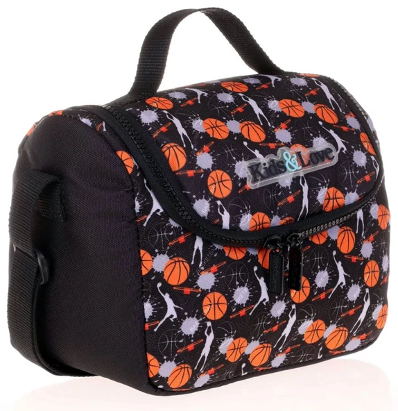 Kaukko Kids&Love Turuncu Basketbol Okul Çantası ve Beslenme Çanta Seti - Erkek Çocuk - 3