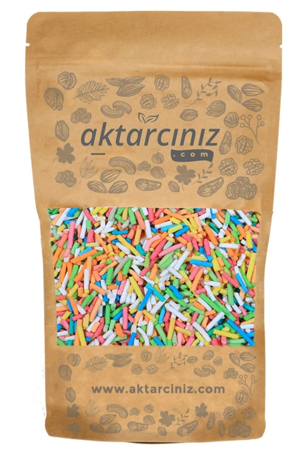 Aktarcınız Granül Renkli Pasta Süsü 500 Gr