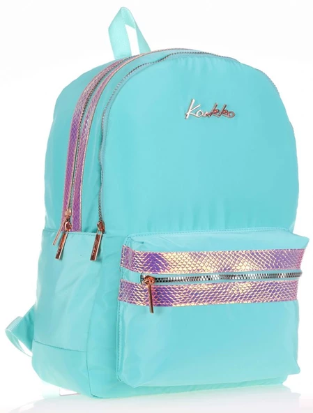 Kaukko Magic Gloss Mint Çocuk Okul Çantası - İlkokul Ortaokul ürün görseli 1