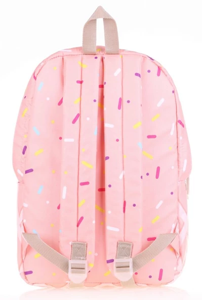 Kaukko Layer Somon Dondurma Okul ve Günlük Sırt Çantası - Somon Ice Cream - Kız - Resim 2