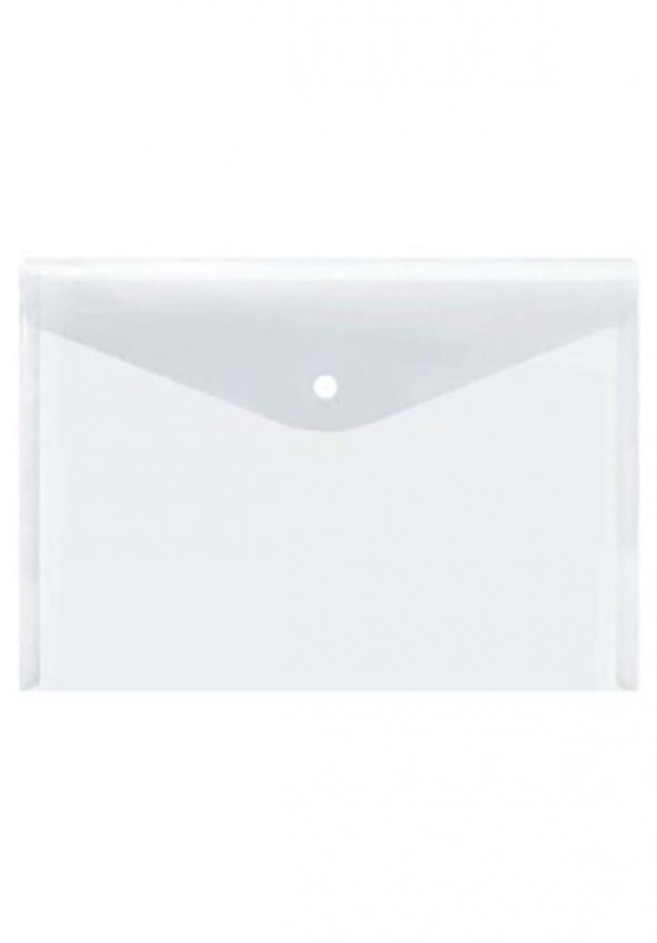 Umix Çıtçıtlı Şeffaf Zarf Dosya Beyaz U1120P-BE 12 Adet